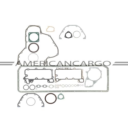 EMPAQUETADURA DE MOTOR INFERIOR MDES 1634 – MDES 1636 OM 447 CON RETENES SIN PISTA